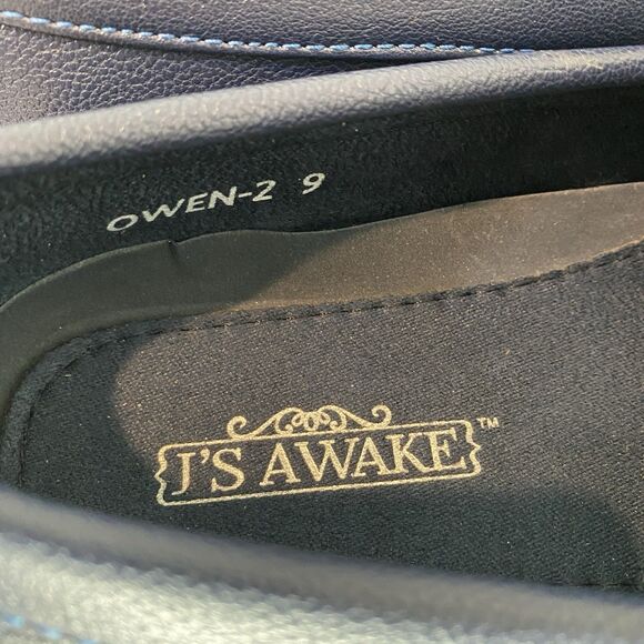 J’s Awake Blue Mens Loafers Electric Grandpa Rave Y2K Size 9 Owen-2 - Picture 5 of 7